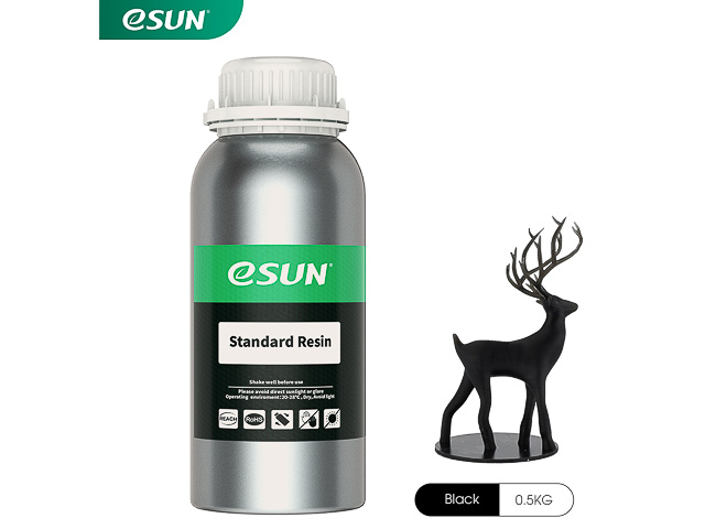UV/LCD STANDARD BLACK 1kg ESUN 3D RESIN 405NM