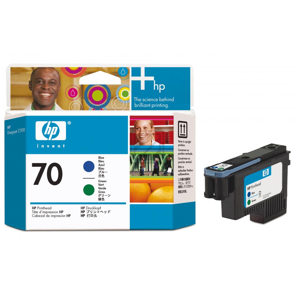 C9408A HP 70 DnJ Druckkopf blue green 130ml