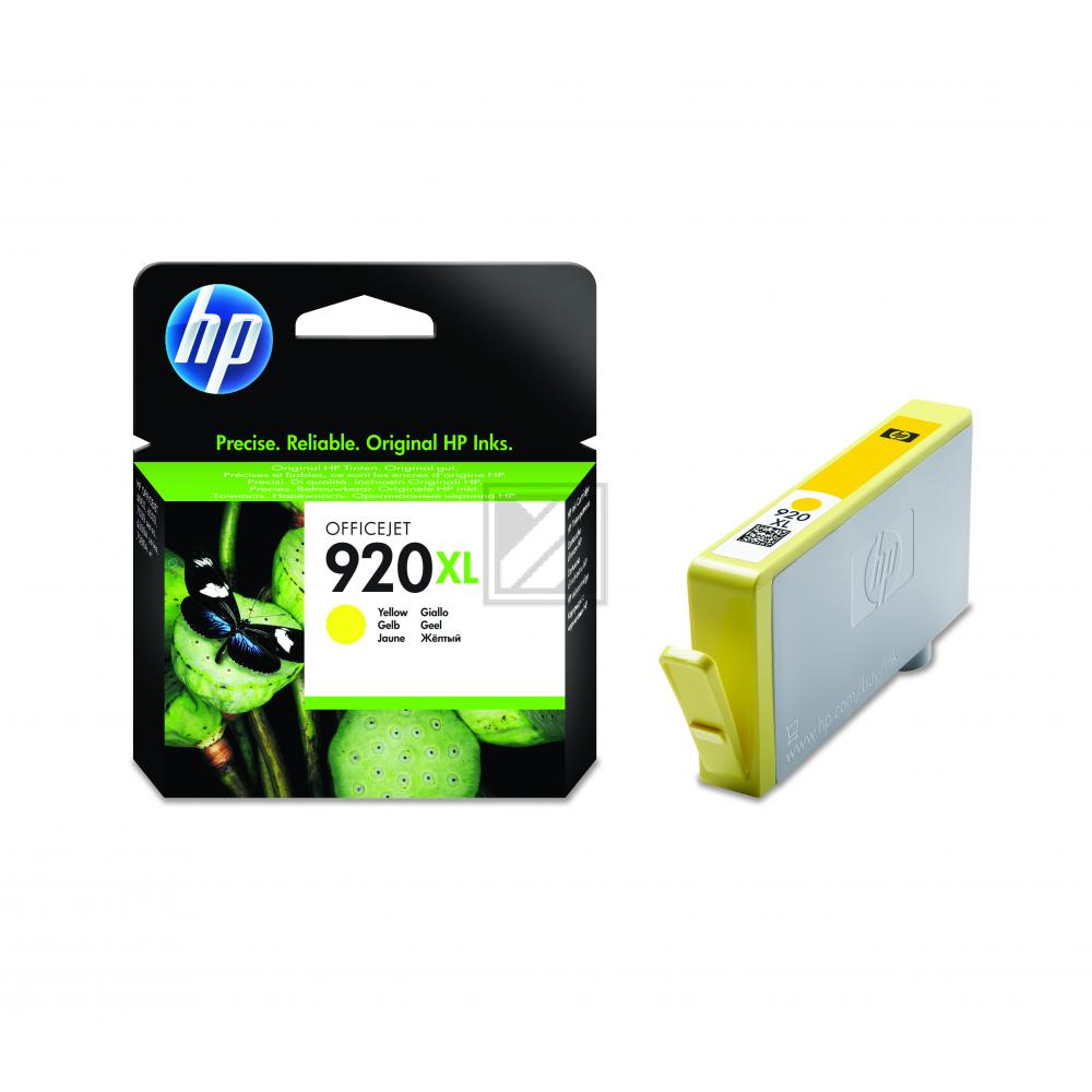 CD974AE#BGX HP 920XL OJ Tinte yellow HC 700Seiten 6ml