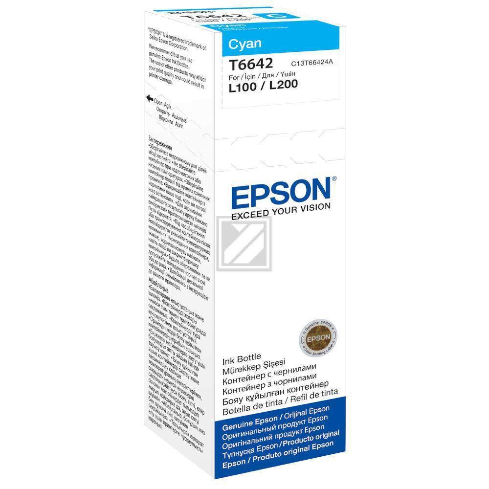 C13T664240 EPSON ET664 EcoTank Tinte cyan 6500Seiten 70ml