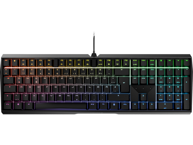 CHERRY MX BOARD 3.0S TASTATUR QWERTZ DE G80-3874LWADE-2 schwarz Kabel RGB silent