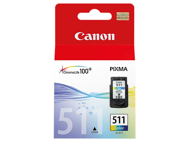 CL511 CANON MP240 TINTE COLOR ST 2972B001 Nr.511 9ml 245S. Standard Kap.