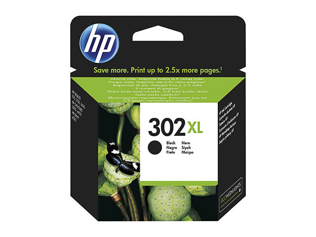 F6U68AE#UUS HP OJ3830 TINTE BLACK HC HP302XL 430Seiten hohe Kapazitaet