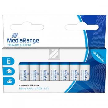 MRBAT102 MEDIARANGE Batterien 10er Pack AAA Micro LR03 Alkaline 1,5 V