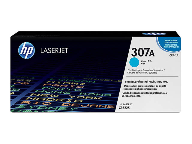 CE741A HP CLJ CP5225 TONER CYAN HP307A 7300Seiten