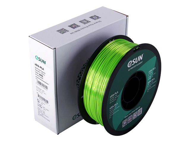 ESILK-PLA 1,75mm LIME 1kg ESUN 3D FILAMENT