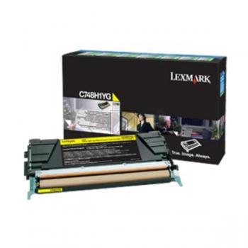 C748H3YG LEXMARK Optra C Toner yellow HC corporate 10.000Seiten