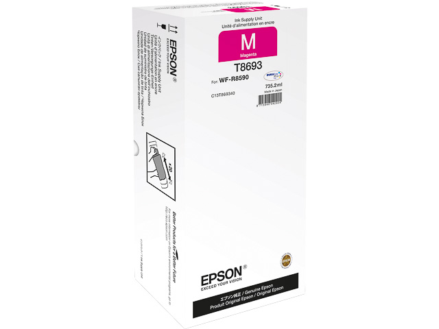 C13T869340 EPSON WFR8590DTWF TINTE MAG 735,2ml extra hohe Kapazitaet