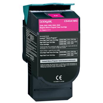 C540A1MG LEXMARK C54x/X54x Toner magenta ST return 1000Seiten