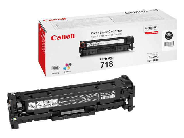 2662B002 CANON LBP7200 CARTRIDGE BLACK 718BK 3400Seiten