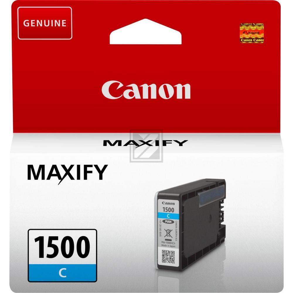 9229B001 CANON PGI1500C Maxify MB Tinte cyan ST 340Seiten 4,5ml