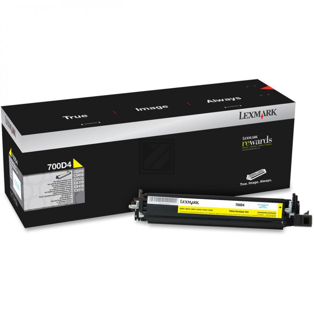 70C0D40 LEXMARK 700D4 CS/CX Entwickler yellow 40.000Seiten