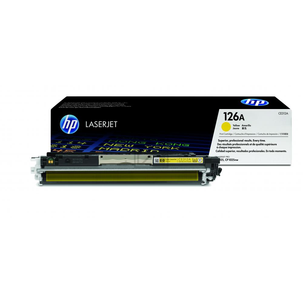 CE312A HP 126A CLJ Toner yellow 1000 Seiten