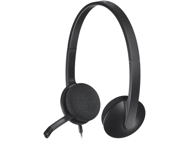 LOGITECH H340 HEADSET USB 981-000475 Kabel/stereo