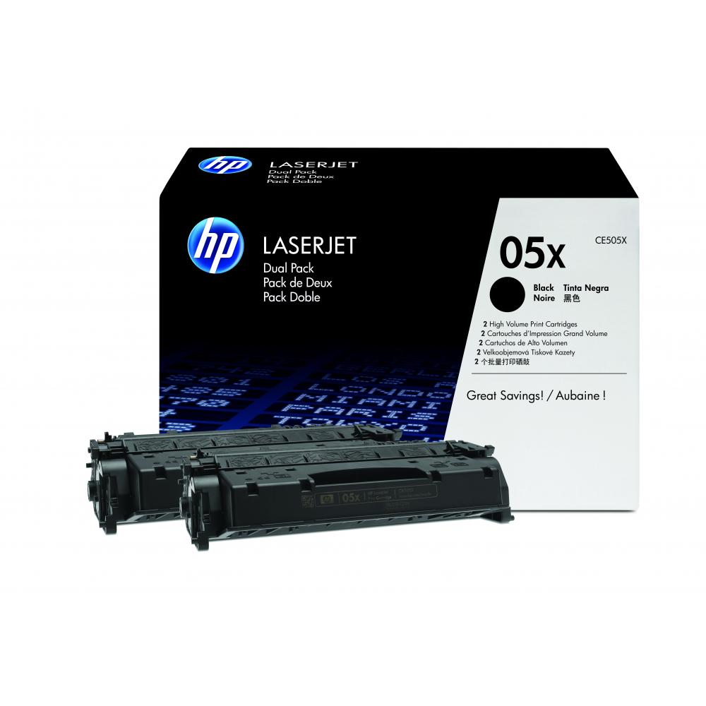 CE505XD HP 05X LJ Cartridge (2) black HC 2x6500Seiten