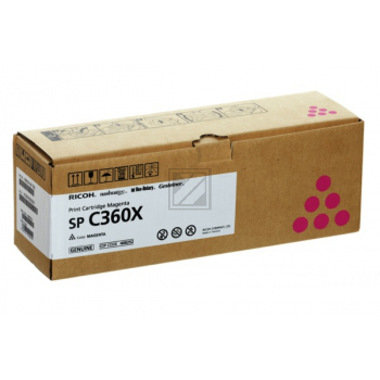 408252 RICOH Type SPC360X SP Toner magenta EHC 9000Seiten