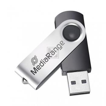 MEDIARANGE FLEXI USB STICK 4GB MR907 15MB/s USB 2.0 schwarz-silber
