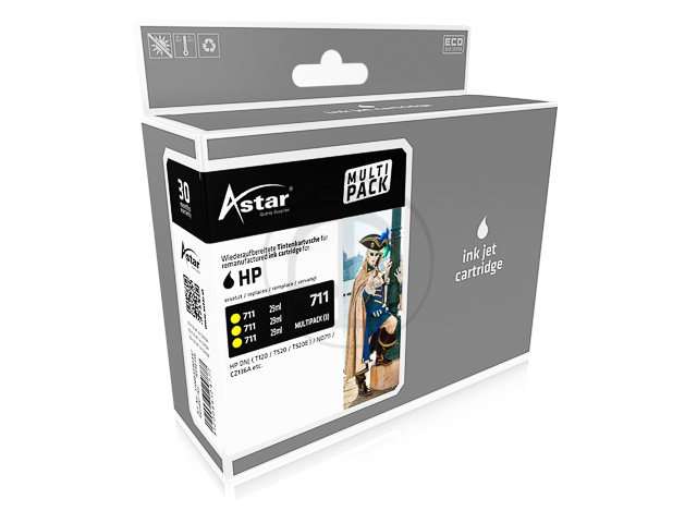 AS46136 ASTAR HP T120 TINTE (3) YYY CZ132A/711 3x29ml