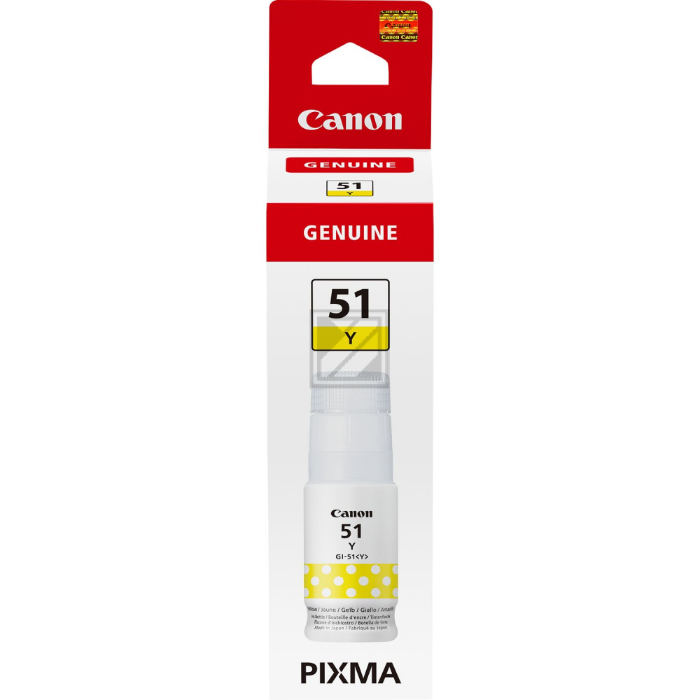 4548C001 CANON GI51Y Pixma Tinte yellow 7700Seiten 70ml