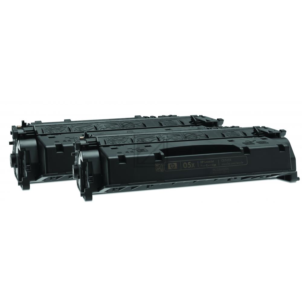 CE505XD HP 05X LJ Cartridge (2) black HC 2x6500Seiten