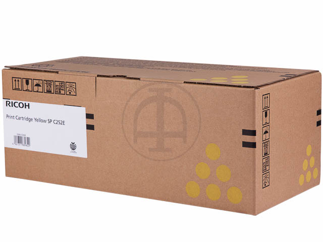 407534 RICOH SPC252DN TONER YELLOW Type SPC252E 4000Seiten