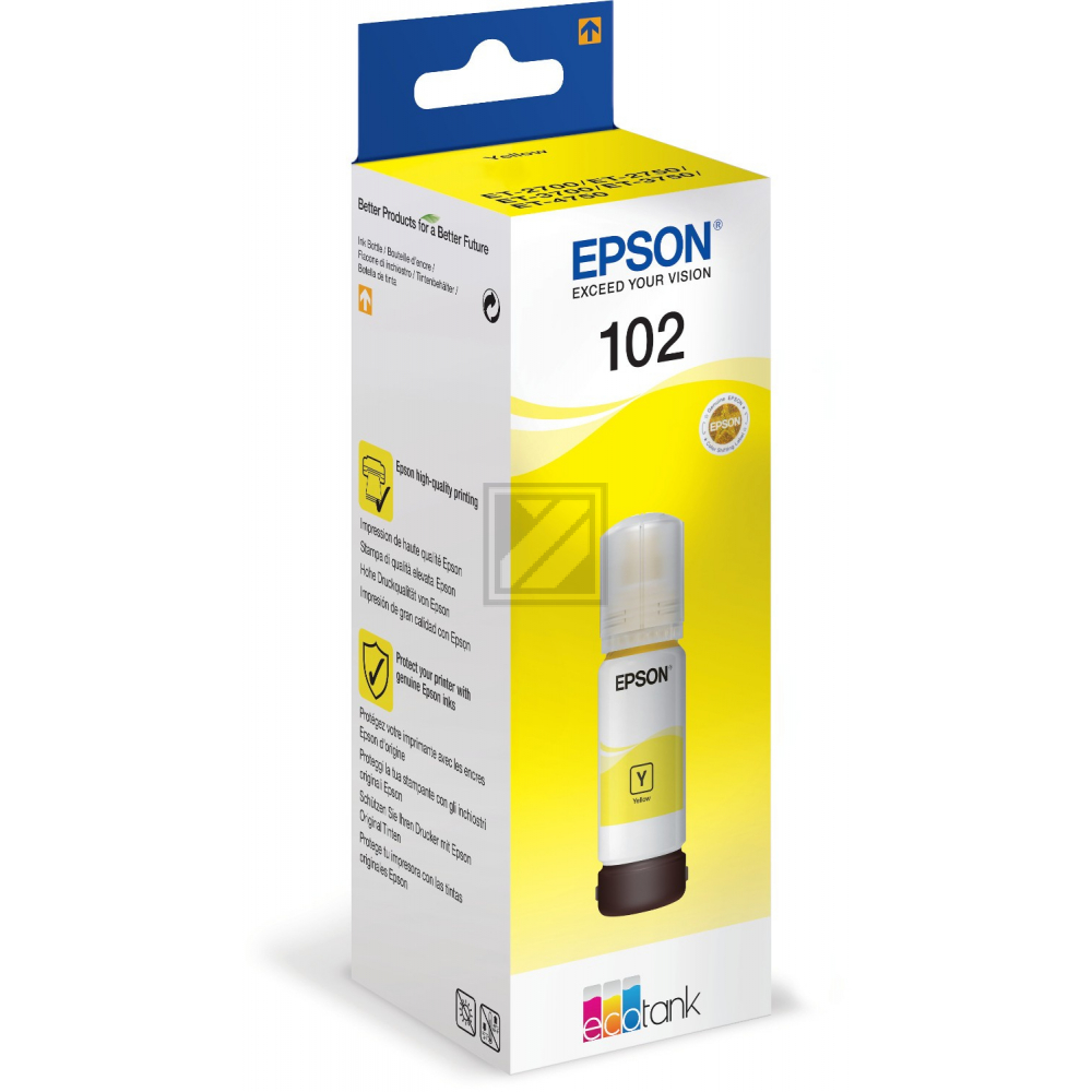 C13T03R440 EPSON ET102 EcoTank Tinte yellow 6000Seiten 70ml