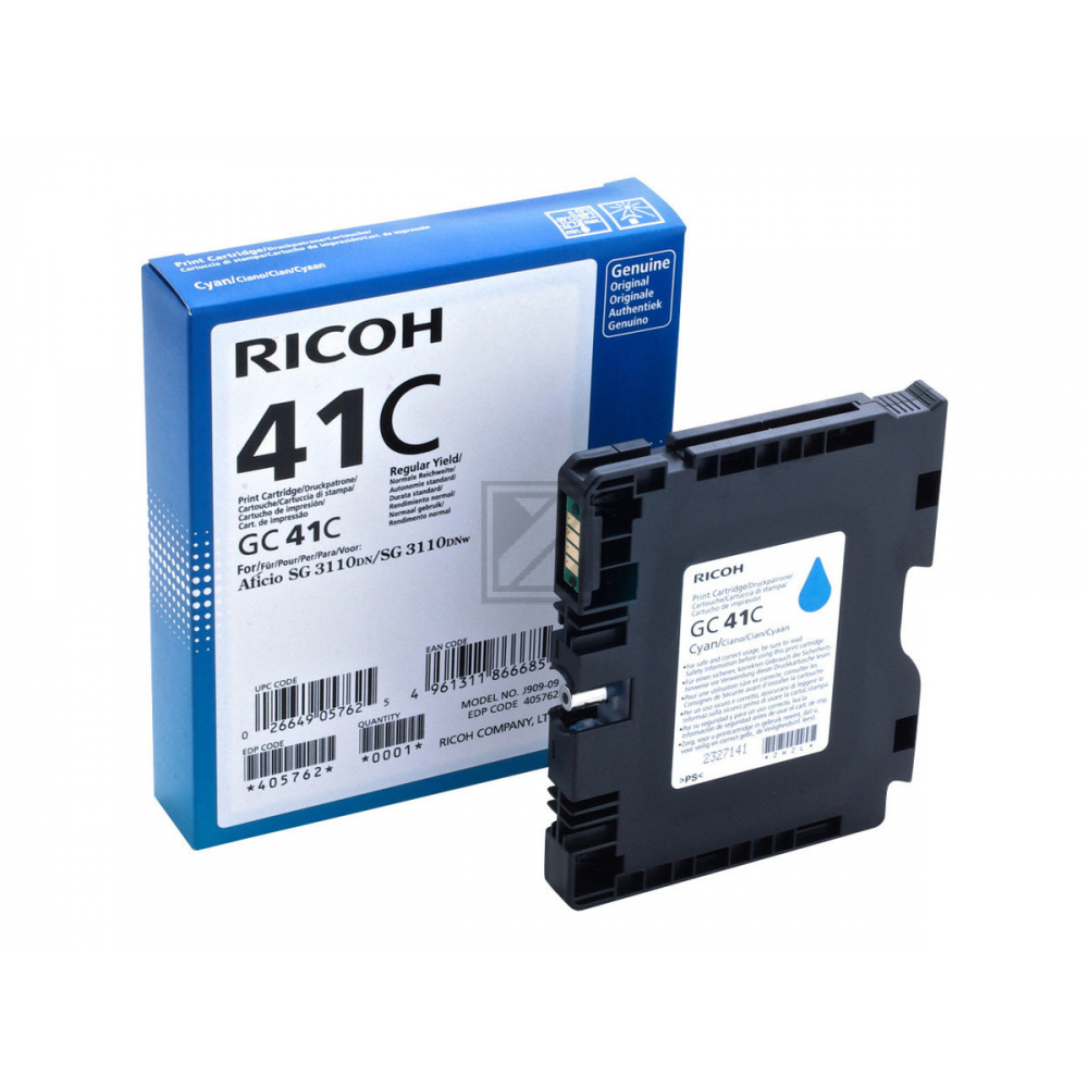 405762 RICOH SG Tinte cyan Gel 2200 Seiten