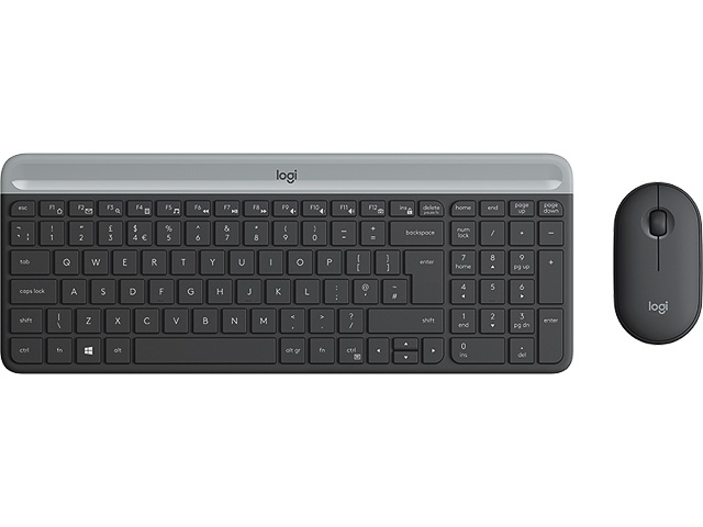 LOGITECH MK470 TASTATUR+MAUS QWERTZ DE 920-009188 kabellos graphit