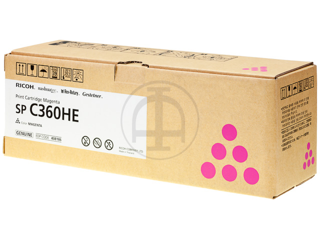 408186 RICOH SPC361SFNW TONER MAG HC Type SPC360HE 5000Seiten hohe Kapazitaet