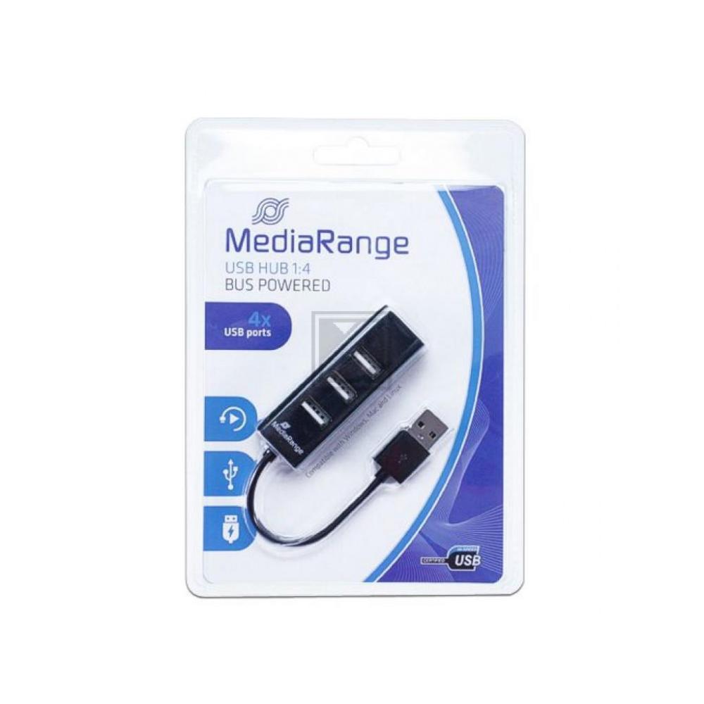 MRCS502 MEDIARANGE Hub USB 2.0 4-port Plug & Play