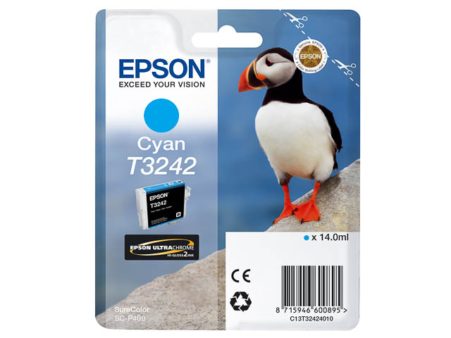 C13T32424010 EPSON SCP400 TINTE CYAN 14ml 980Seiten