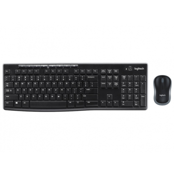 920-004509 LOGITECH MK270 Tastatur+Maus QWERTY US kabellos schwarz