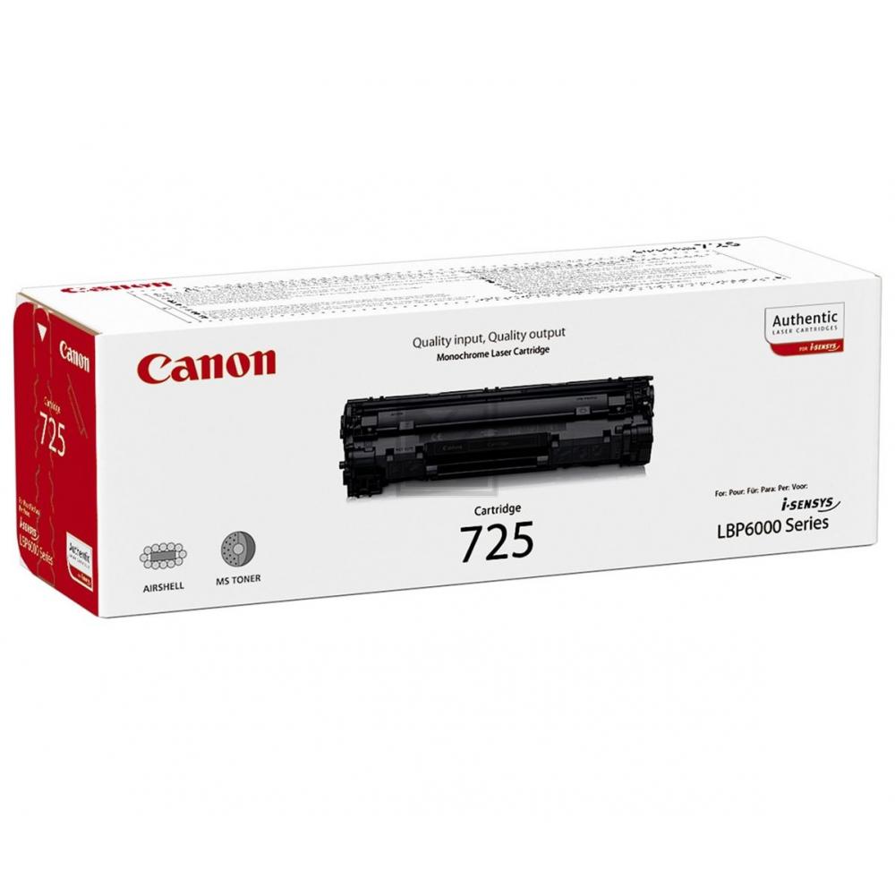 3484B002 CANON 725BK LBP Cartridge black 1600Seiten