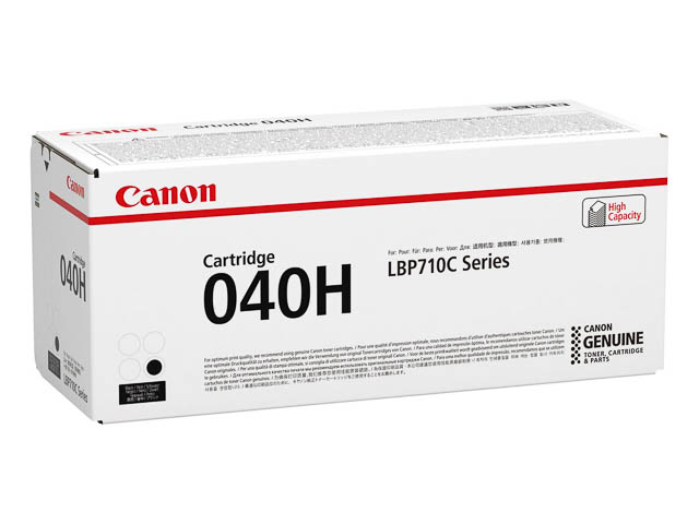 0461C001 CANON LBP710CX CARTRIDGE BLK HC 040H 12.500Seiten hohe Kapazitaet