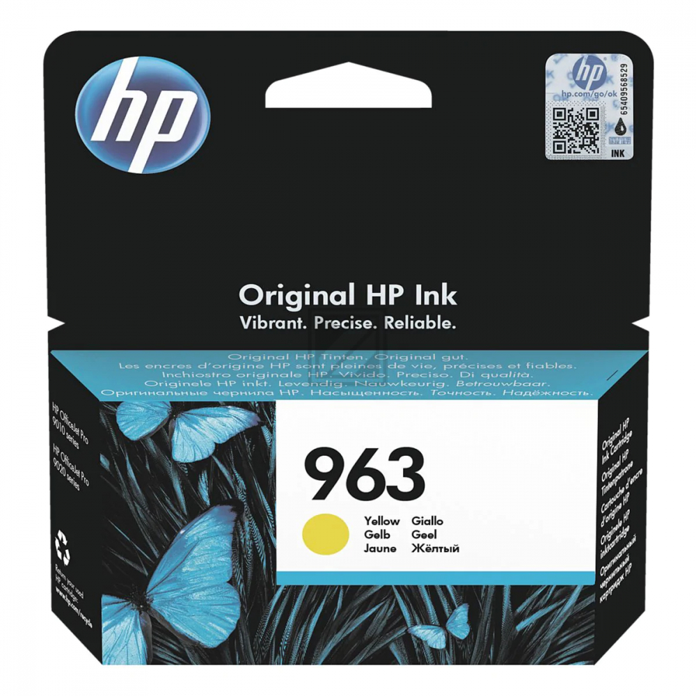 3JA25AE#BGX HP 963 OJ PRO Tinte yellow ST 700Seiten