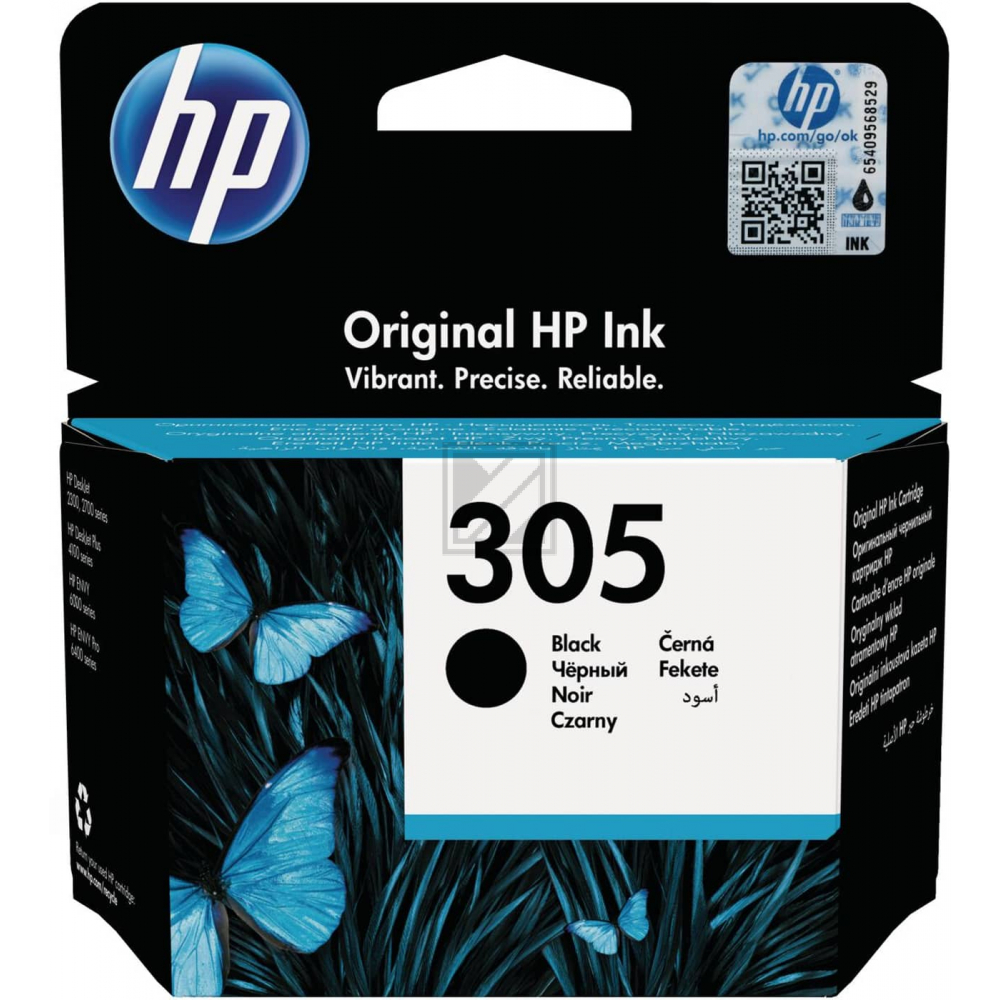 3YM61AE#UUS HP 305 DJ Tinte black ST 120 Seiten 2ml