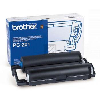 PC201 BROTHER Fax1010 Cartridge+Nachfuellung (1+1) 420Seiten