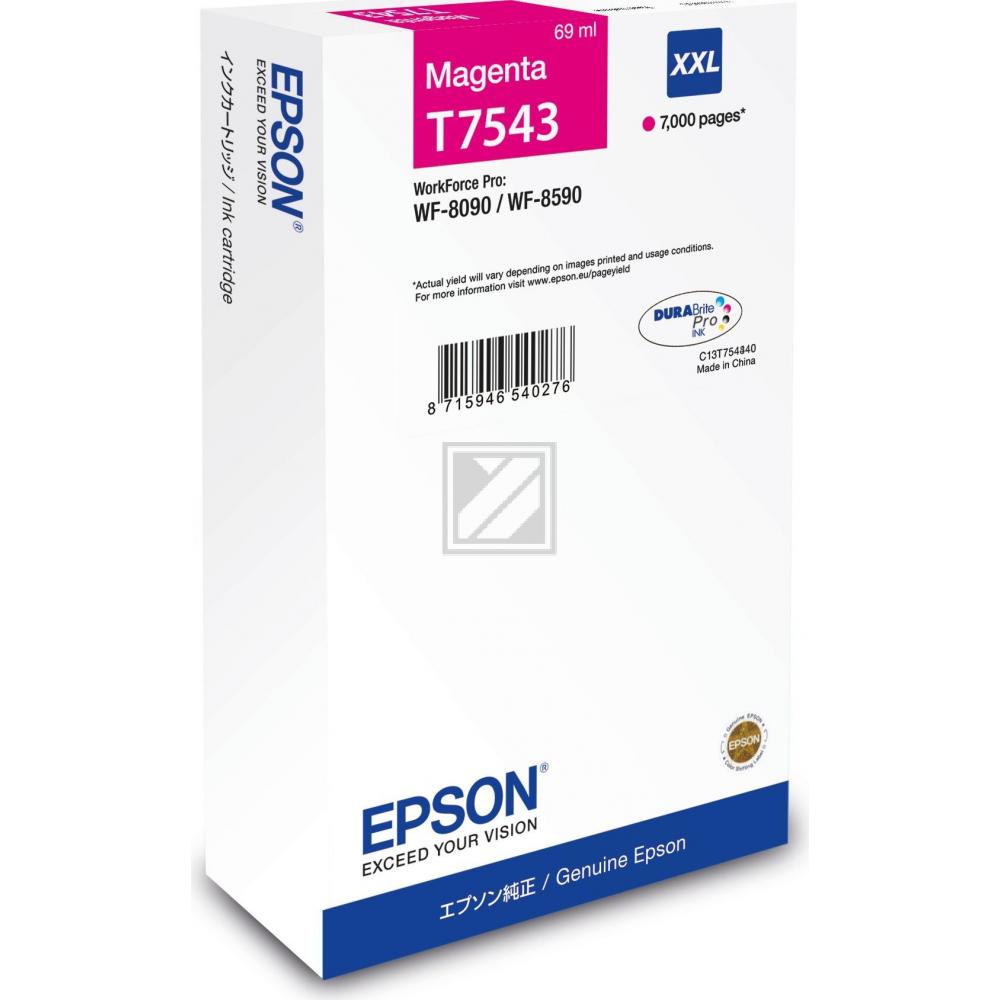 C13T754340 EPSON WF Tinte magenta EHC 7000Seiten 69ml