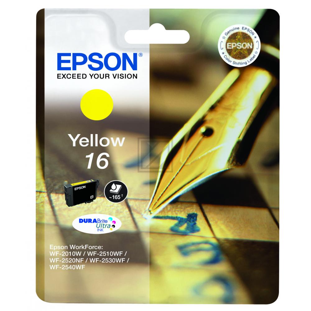 C13T16244012 EPSON WF Tinte yellow ST 165Seiten 3,1ml