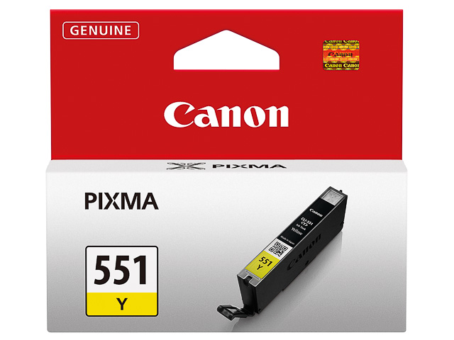 CLI551Y CANON IP7250 TINTE YELLOW ST 6511B001 Nr.551 7ml Standard Kapazitaet