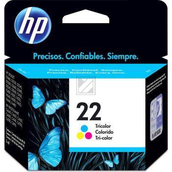 C9352AE#UUS HP 22 PSC Tinte color ST 165 Seiten 5ml
