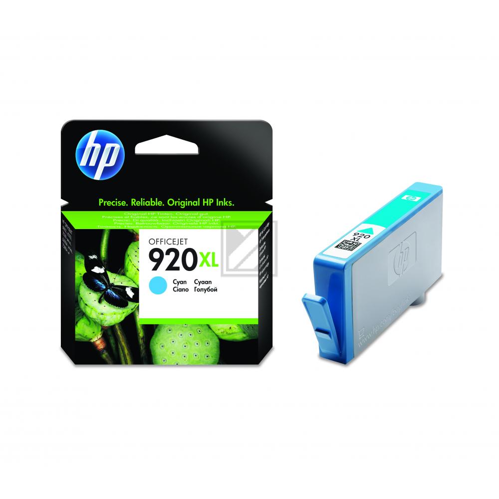 CD972AE#BGX HP 920XL OJ Tinte cyan HC 700Seiten 6ml