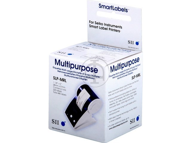 SLPMRL SEIKO THERMO ETIKETTEN (2) 2x220Etiketten 28mmx51mm weiss