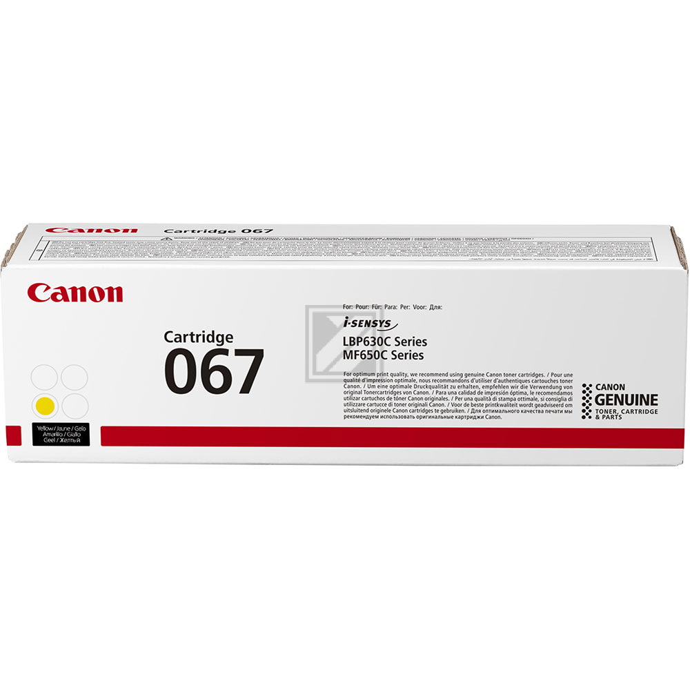 5099C002 CANON 067Y LBP Cartridge yellow ST 1250Seiten