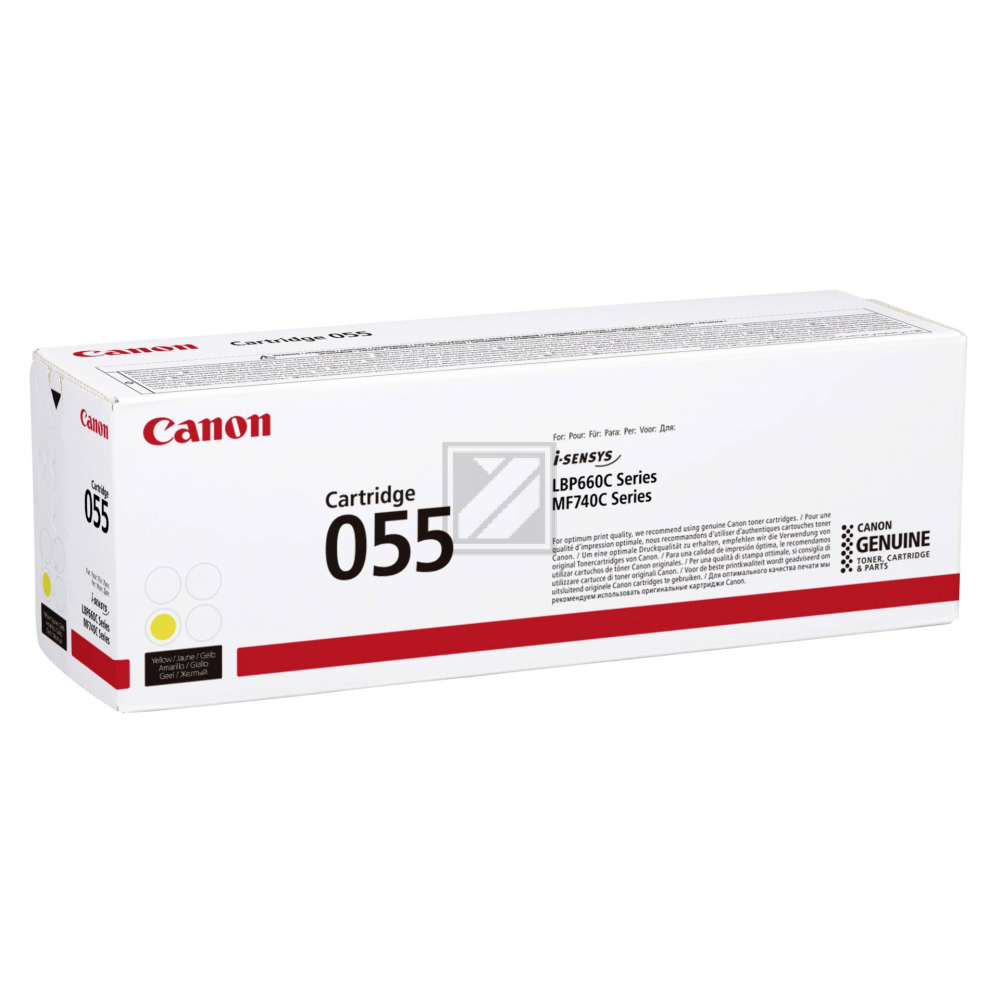 3013C002 CANON 055Y LBP Cartridge yellow ST 2100Seiten