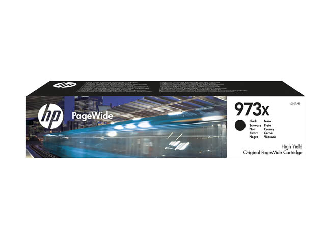 L0S07AE HP PW PRO452DW TINTE BLACK HC HP973X 182ml 10.000Seiten hohe Kap.