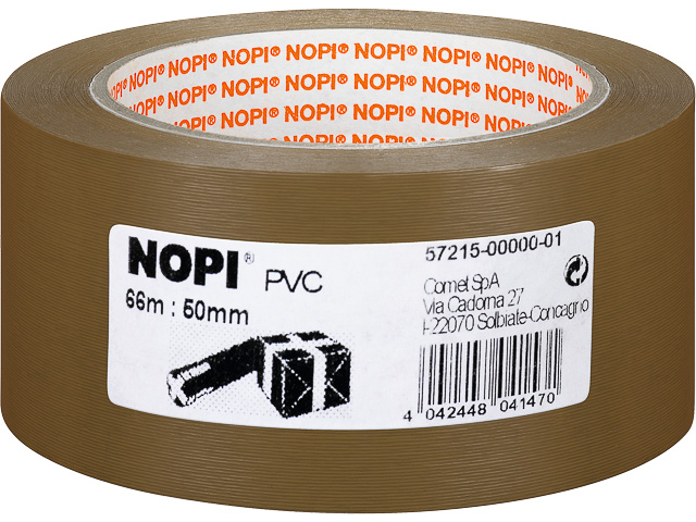 TESA NOPI PVC PAKET PACKBAND 57215-00000-01 66mx50mm braun