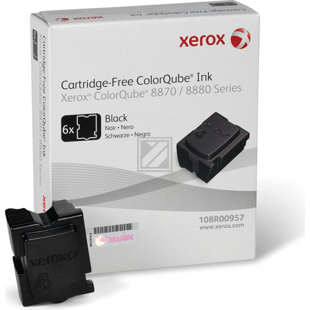 108R00957 XEROX ColorQube Festtinte (6) black 16.700Seiten