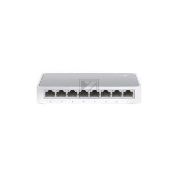 TP-LINK TL-SF1008D DESKTOP SWITCH Standalone 8xRJ45 weiss-hellgr unmanaged