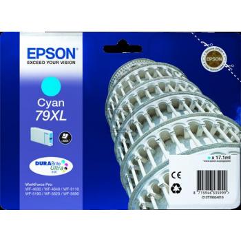 C13T79024010 EPSON Nr.79XL WF Tinte cyan HC 2000Seiten 17,1ml